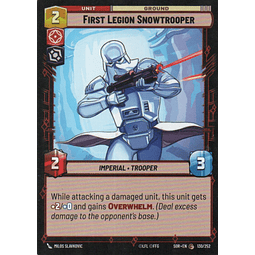 First Legion Snowtrooper carta star wars SOR130 Commun