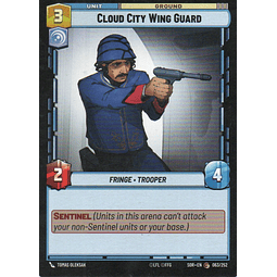 Cloud City Wing Guard carta star wars SOR63 Commun