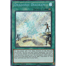 Dragonic Diagram carta yugi MP18-EN015 Secret Rare