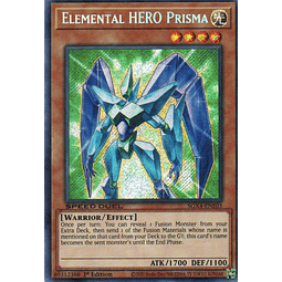 Elemental Hero PRISMA carta yugi SGX4-ENE03 Secret Rare