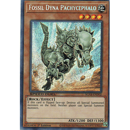 Fossil Dyna Pachycephalo carta yugi SGX4-END02 Secret rare