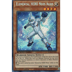 Elemental HERO Neoa Alius carta yugi SGX4-ENA02 Secret rare