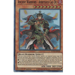 Ancient Warriors - Ambitious Cao De carta yugi ETCO-EN020 Super Rare
