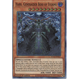 Harr, Generaider Boss of Storms carta yugi ETCO-EN027 Super Rare