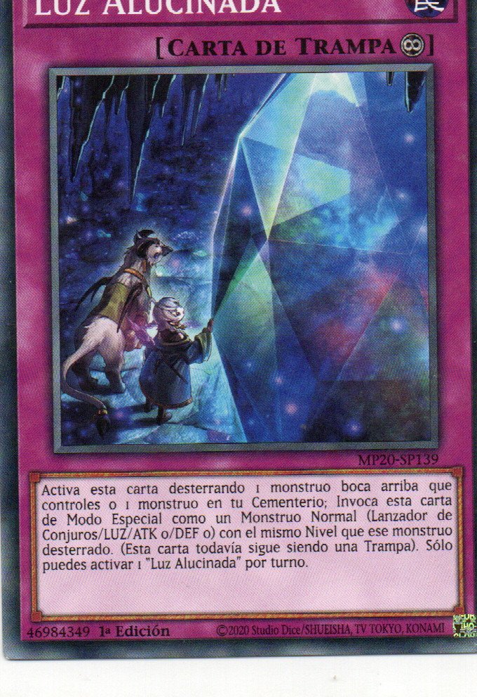 Dwimmered Glimmer carta yugi MP20-SP139 Common