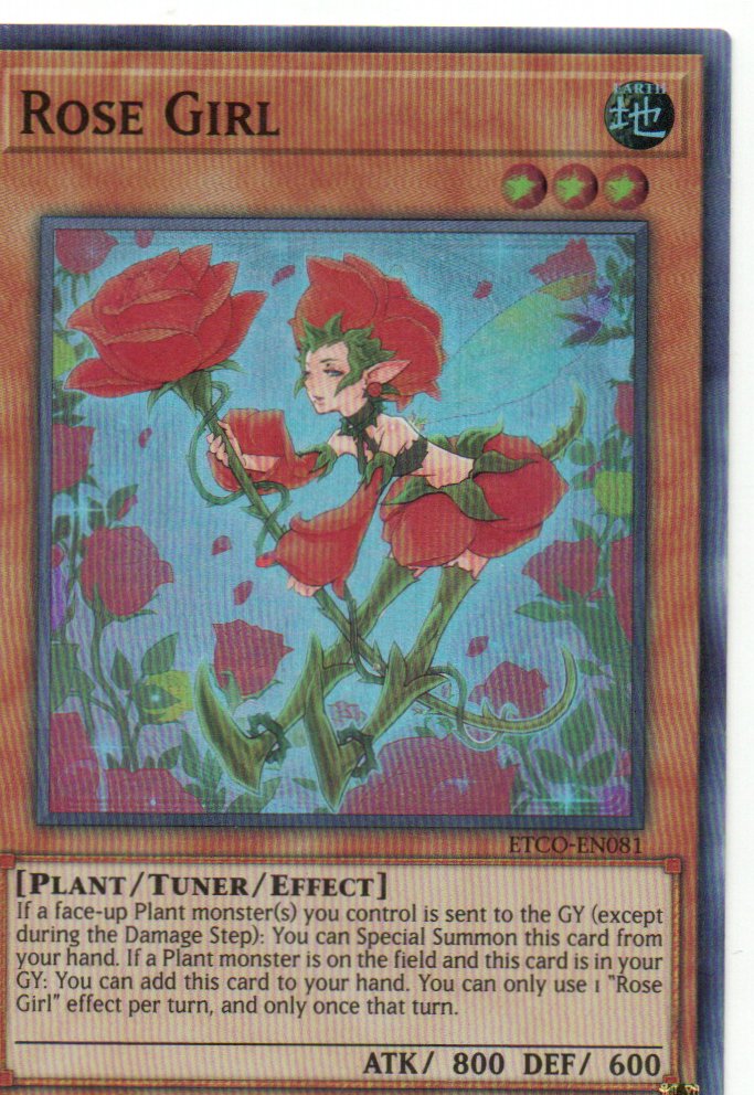 Rose Girl Carta Yugi ETCO-EN081 Super Rare