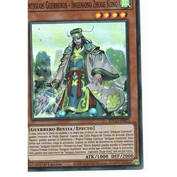 Ancient Warriors - Ingenious Zhuge Kong carta yugi ETCO-SP023 Super Rare