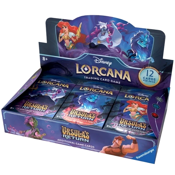 Preventa: Lorcana Booster set 4 "Ursula's Return" caja con 24 sobres