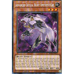 Advanced Crystal Beast Amethyst Cat carta yugi BLCR-EN011 Secret Rare