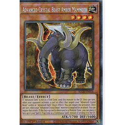 Advanced Crystal Beast Amber Mammoth carta yugi BLCR-EN014 Secret Rare