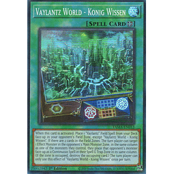 Vaylantz World - Koning Wissen Carta Yugi Super Rare TAMA-EN013
