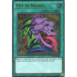 Pot of Desires carta yugi CT14-EN004 Ultra rare