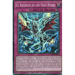 El Regreso de los Ojos Rojos carta yugi CROS-SPAE4 Super rare