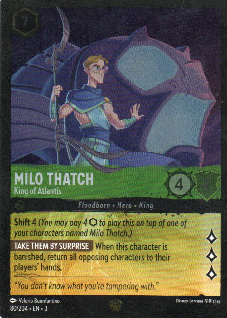 Milo Thatch - King Of Atlantis Foil