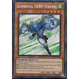 Elemental HERO Stratos carta yugi BLC1-EN003 Secret rare