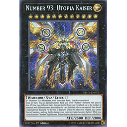 Number 93: Utopia Kaiser carta yugi BLHR-EN093 Secret rare