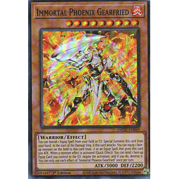 Inmortal Phoenix Gearfried carta yugi AMDE-EN049 Super rare