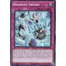 Branded Sword carta yugi SDAZ-EN031 Super rare