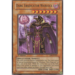 Dark Eradicator Warlock carta yugi SD6-EN001 Ultra rare