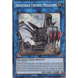 Infinitrack Fortress Megaclops carta yugi INCH-EN011 Secret rare