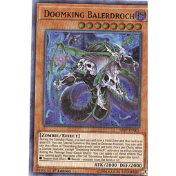 Doomking Balerdroch carta yugi SR07-EN001 Ultra rare