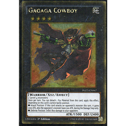 Gagaga Cowboy carta yugi PGL3-EN067 Premium gold rare