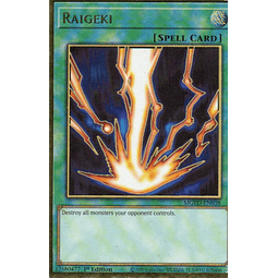 Raigeki carta yugi MGED-EN038 Premium gold rare