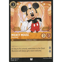Mickey Mouse - True Friend carta lorcana Uncommon