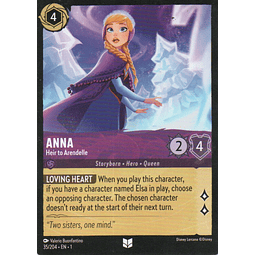 Anna - Heir to Arendelle carta lorcana Uncommon