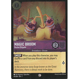 Magic Broom - Bucket Brigade carta lorcana Common foil