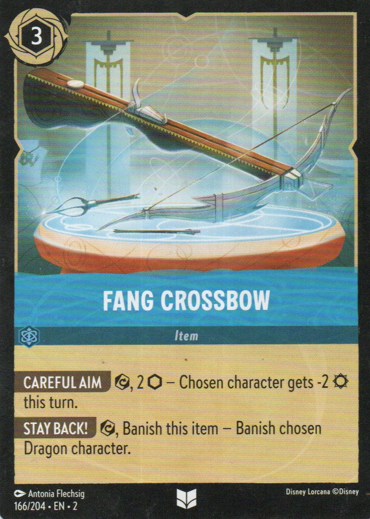 Fang Crossbow carta lorcana Uncommon