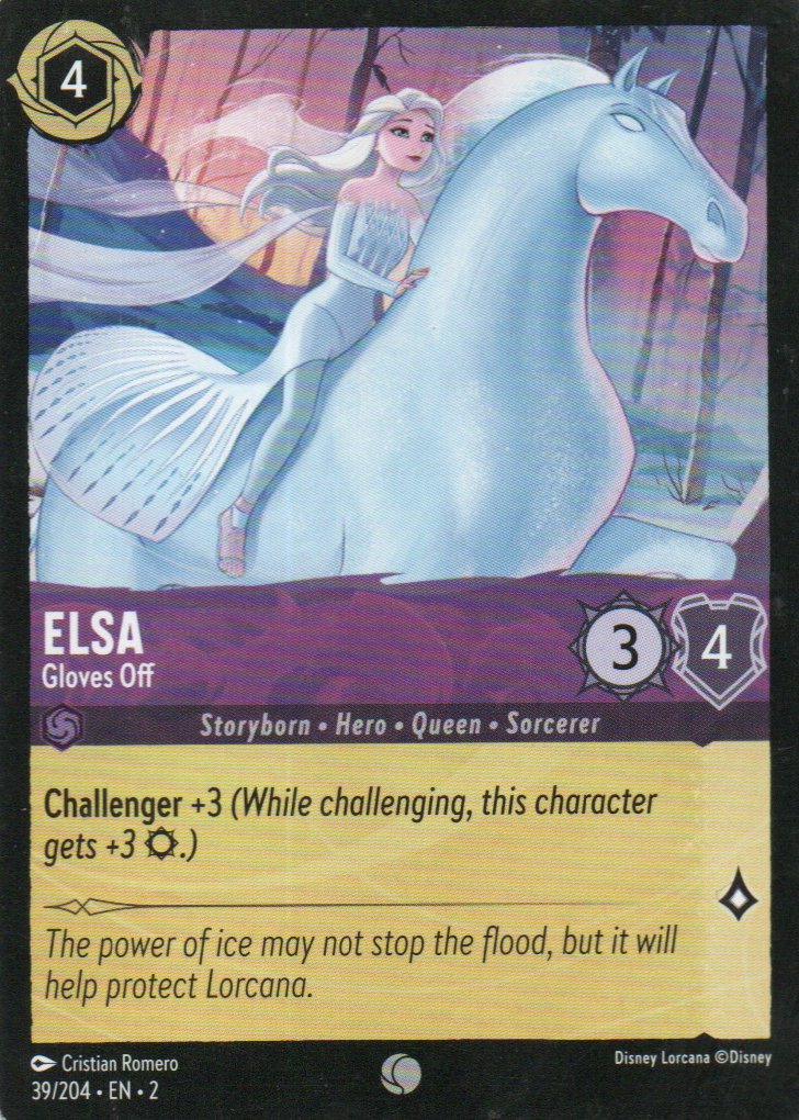 Elsa - Gloves Off carta lorcana Common