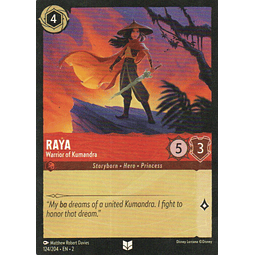 Raya - Warrior of Kumandra carta lorcana Uncommon
