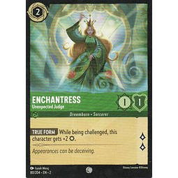 Enchantress - Unexpected Judge carta lorcana Common