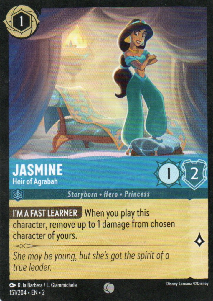 Jasmine - Heir of Agrabah carta lorcana Common