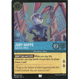 Judy Hopps - Optimistic Officer carta lorcana Uncommon