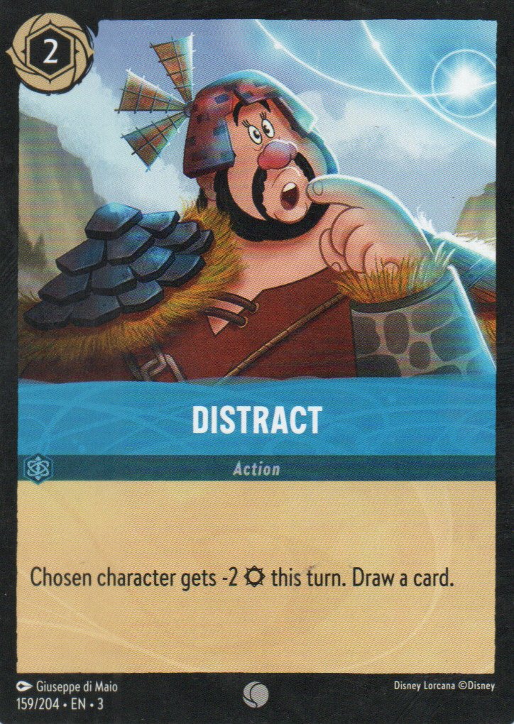 Distract carta lorcana Common