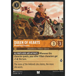 Queen of Hearts - Wonderland Empress carta lorcana Uncommon