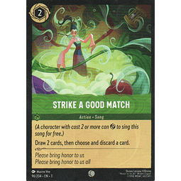 Strike a Good Match carta lorcana Common