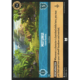 Motunui - Island Paradise carta lorcana Uncommon