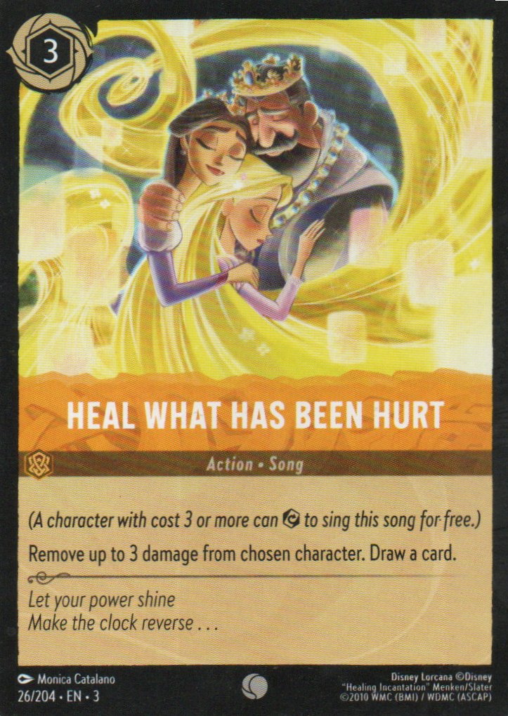 Heal What Has Been Hurt carta lorcana Common