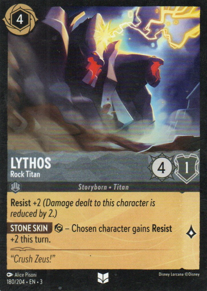 Lythos - Rock Titan carta lorcana Uncommon