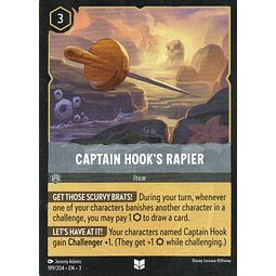 Captain Hook's Rapier carta lorcana Uncommon