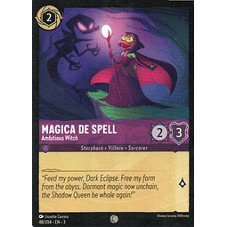 Magica De Spell - Ambitious Witch carta lorcana Common
