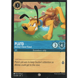 Pluto - Mickey's Clever Friend carta lorcana Common