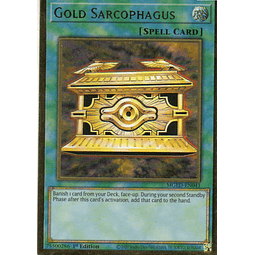 Gold Sarcophagus Carta yugi MGED-EN041 Premium Gold Rare