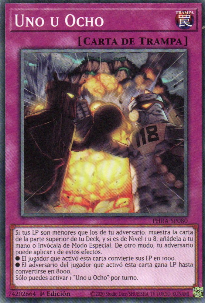 X3 One or Eight Yugi Español PHRA-SP080