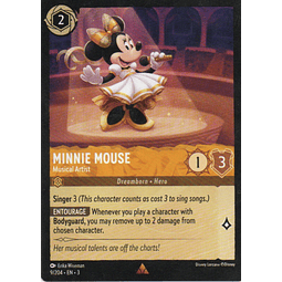 Minnie Mouse - Musical Artist carra lorcana EN3 009 Rare