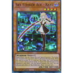 Sky Striker Ace - Raye MAMA-EN004 Carta Yugi De rareza Ultra Rare