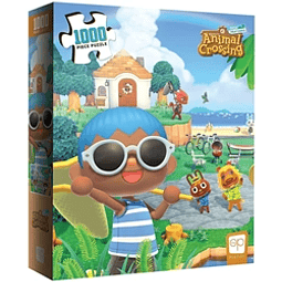 Rompecabezas 1000 piezas - Animal Crossing "Summer fun"